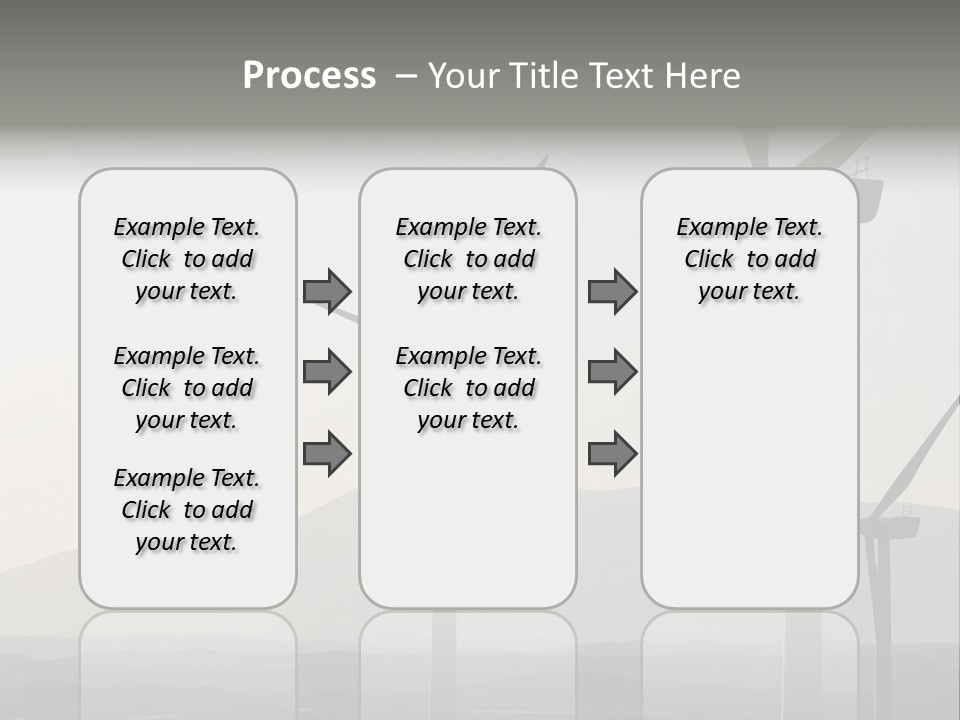 Plant Blue Production PowerPoint Template
