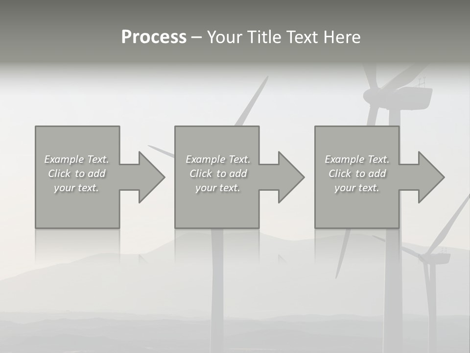 Plant Blue Production PowerPoint Template