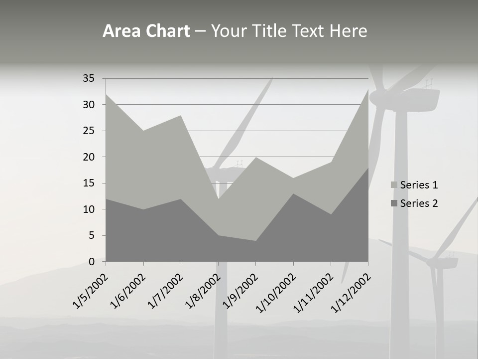Plant Blue Production PowerPoint Template