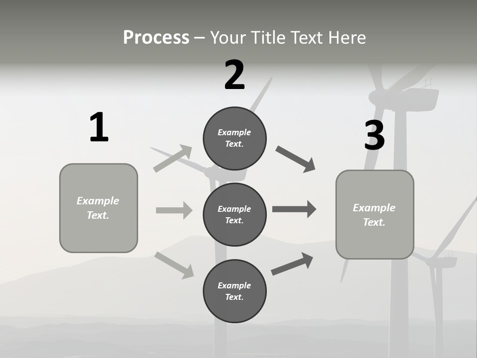 Plant Blue Production PowerPoint Template