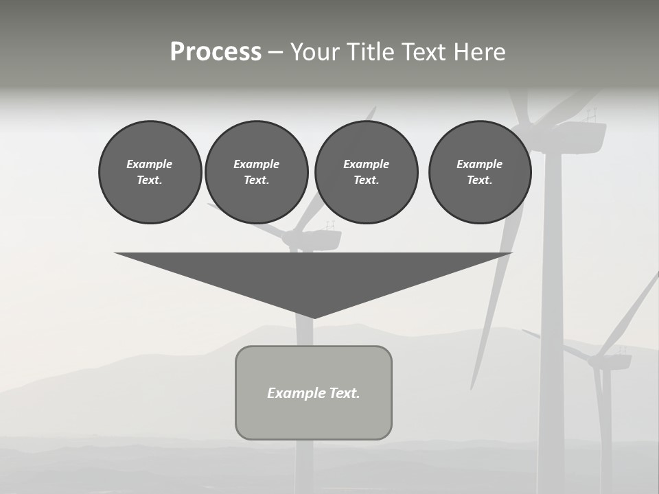 Plant Blue Production PowerPoint Template