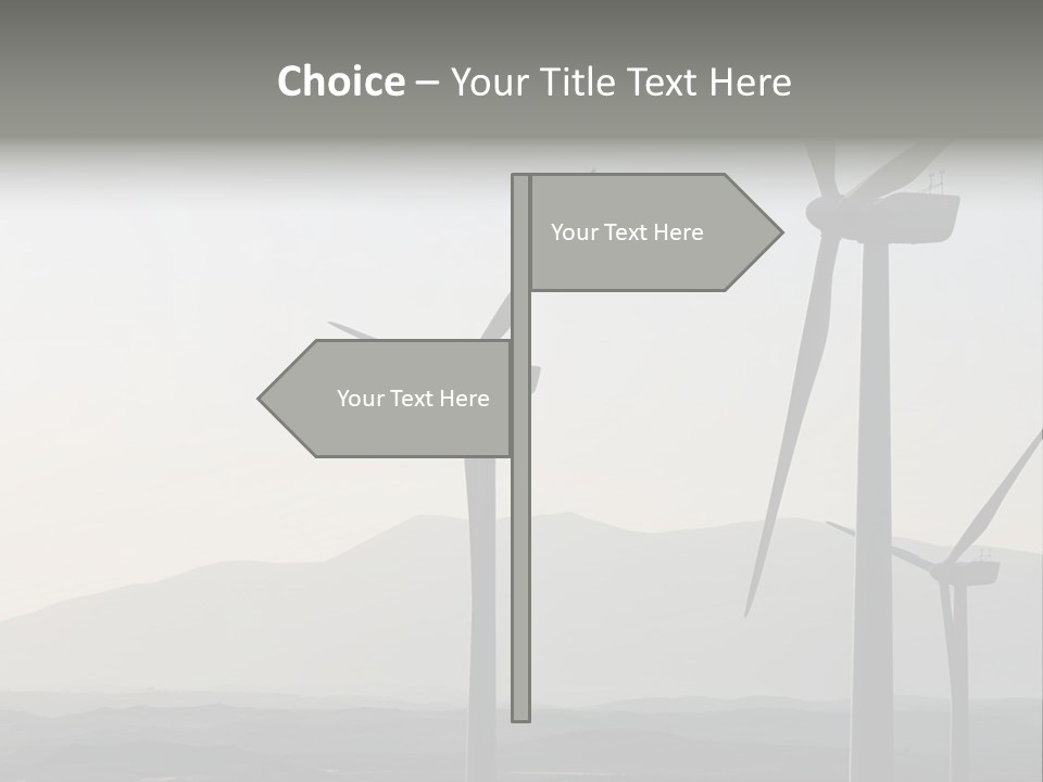 Plant Blue Production PowerPoint Template