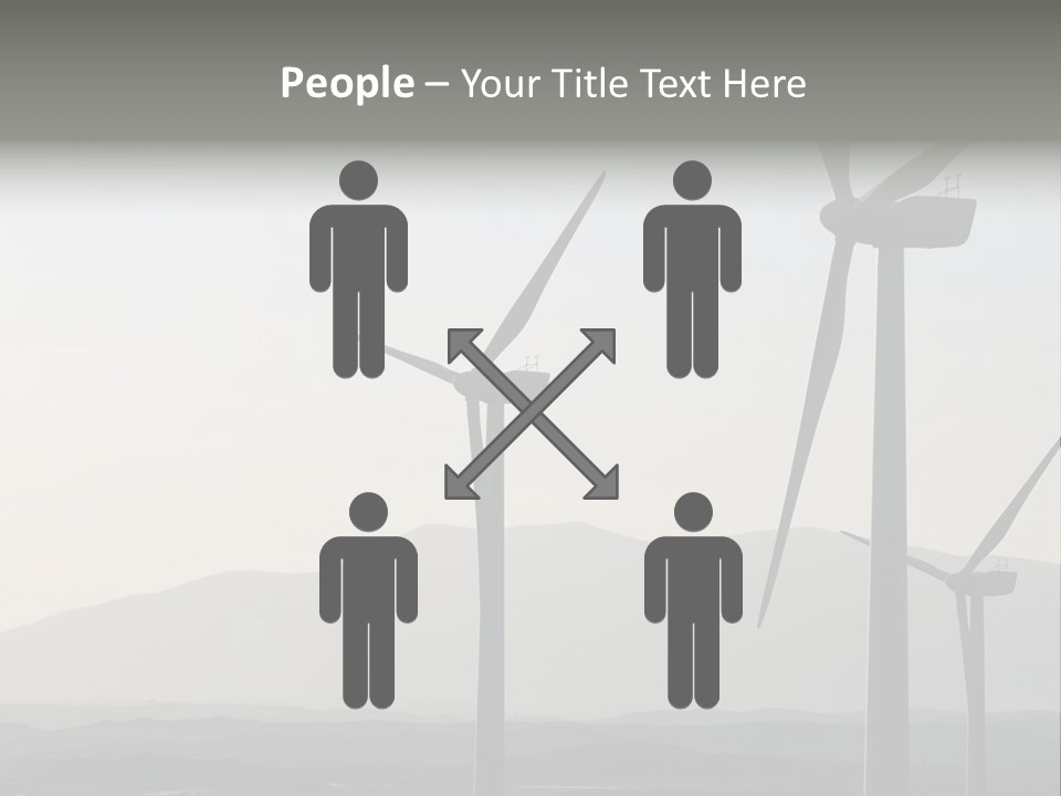 Plant Blue Production PowerPoint Template