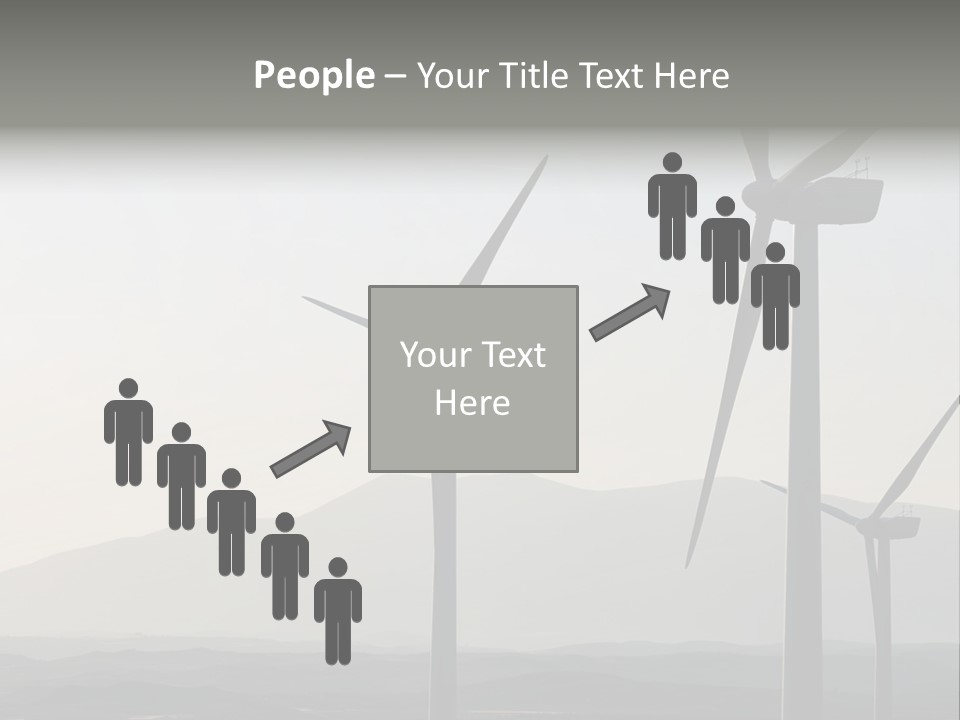 Plant Blue Production PowerPoint Template