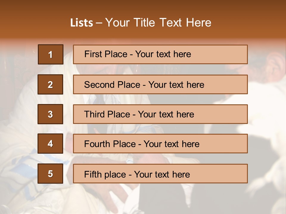 A Man Is Holding A Baby In His Lap PowerPoint Template
