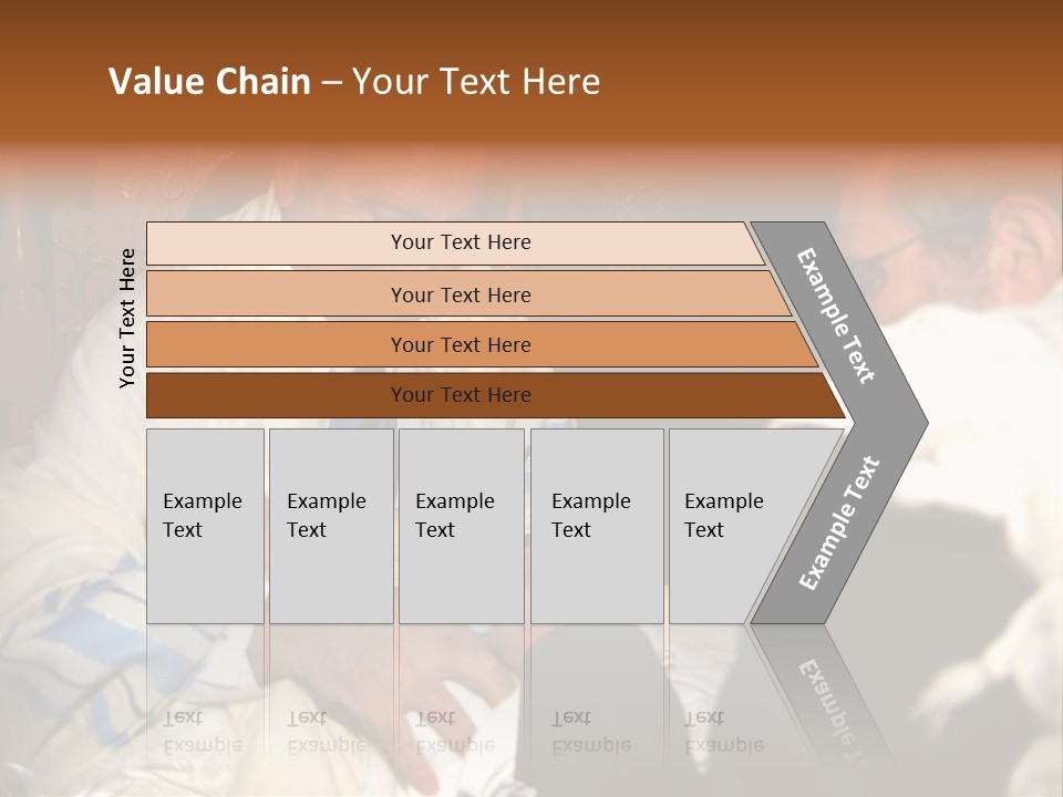 A Man Is Holding A Baby In His Lap PowerPoint Template