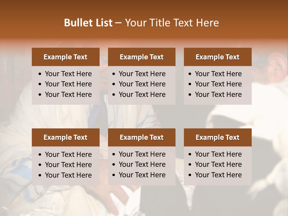 A Man Is Holding A Baby In His Lap PowerPoint Template