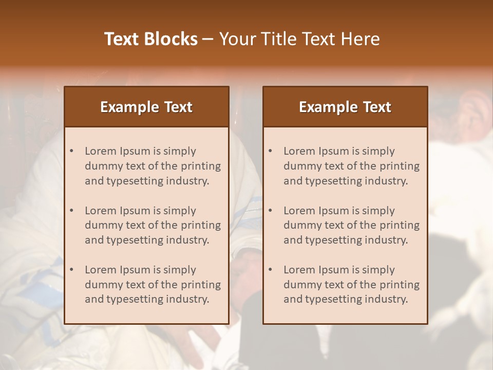A Man Is Holding A Baby In His Lap PowerPoint Template