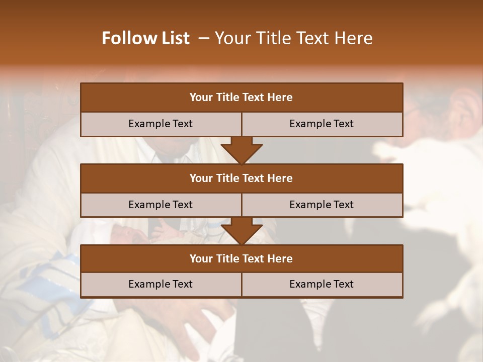 A Man Is Holding A Baby In His Lap PowerPoint Template