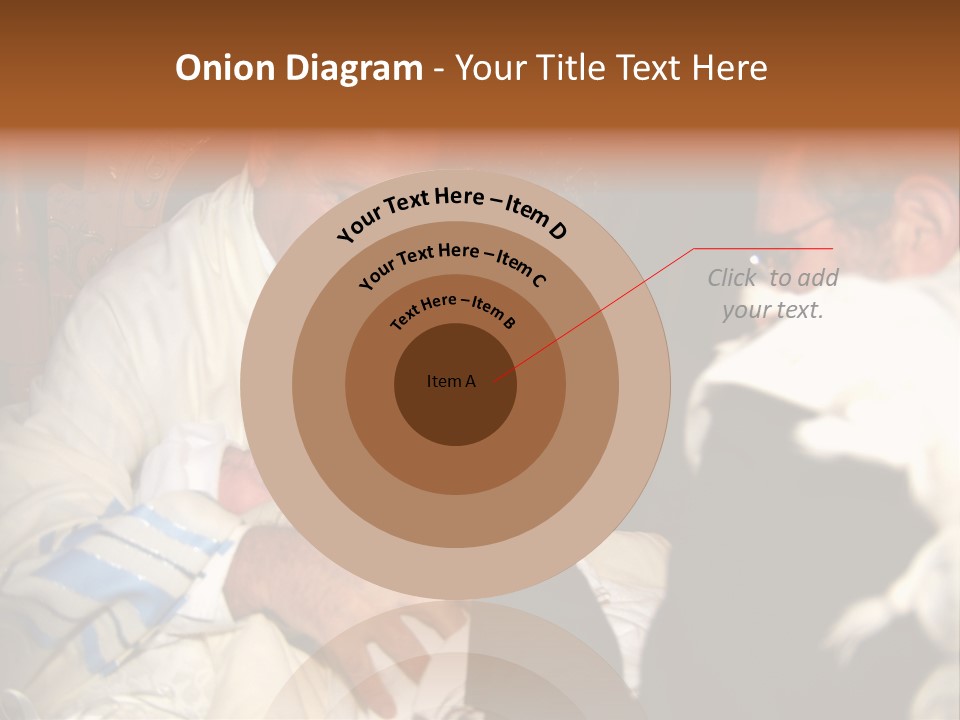 A Man Is Holding A Baby In His Lap PowerPoint Template