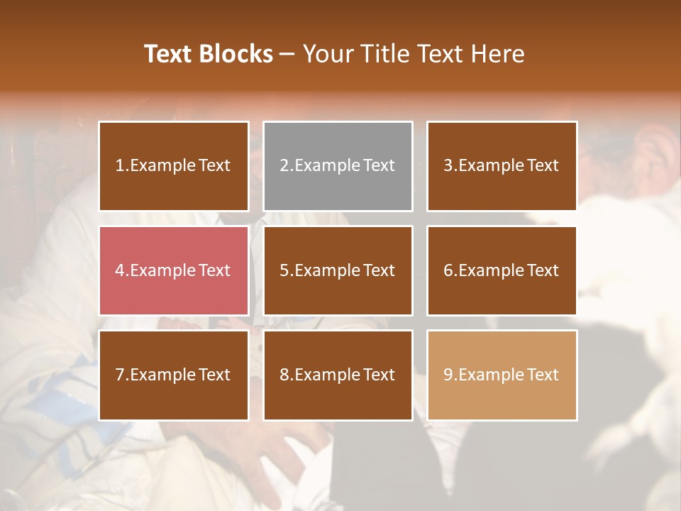 A Man Is Holding A Baby In His Lap PowerPoint Template