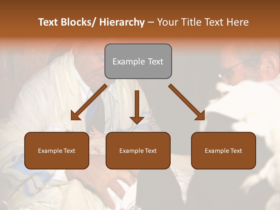 A Man Is Holding A Baby In His Lap PowerPoint Template