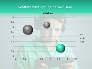 Pad Toy Caucasian PowerPoint Template