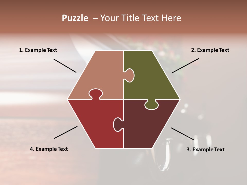 Graveyard Funeral Flower Arrangement PowerPoint Template