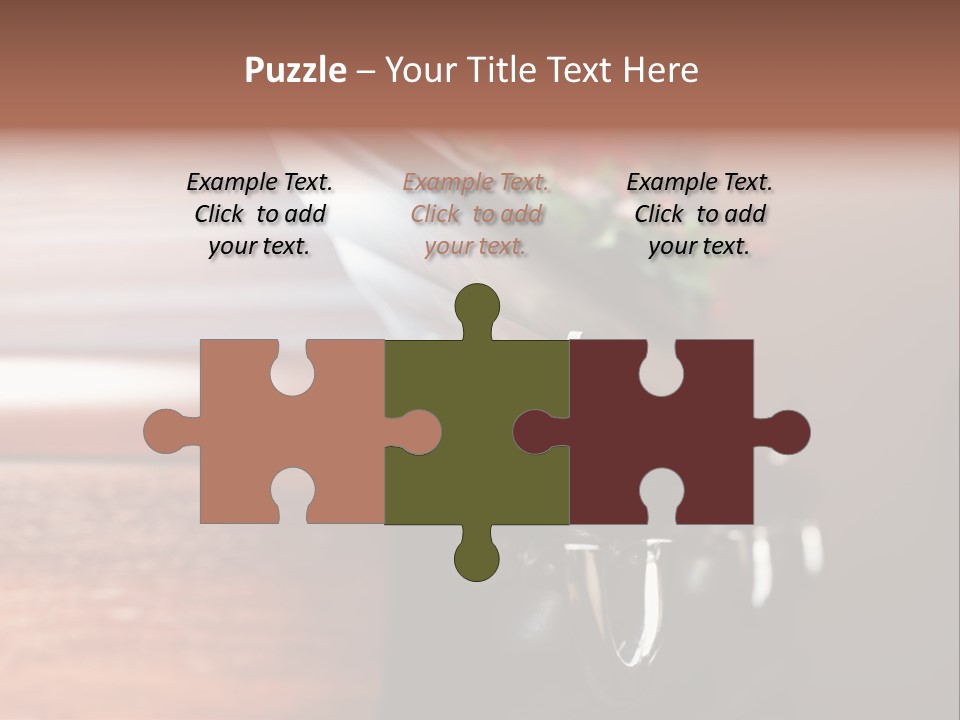 Graveyard Funeral Flower Arrangement PowerPoint Template