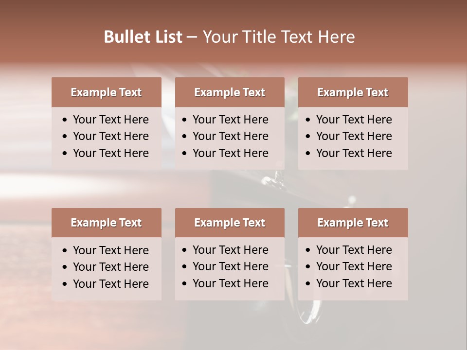 Graveyard Funeral Flower Arrangement PowerPoint Template