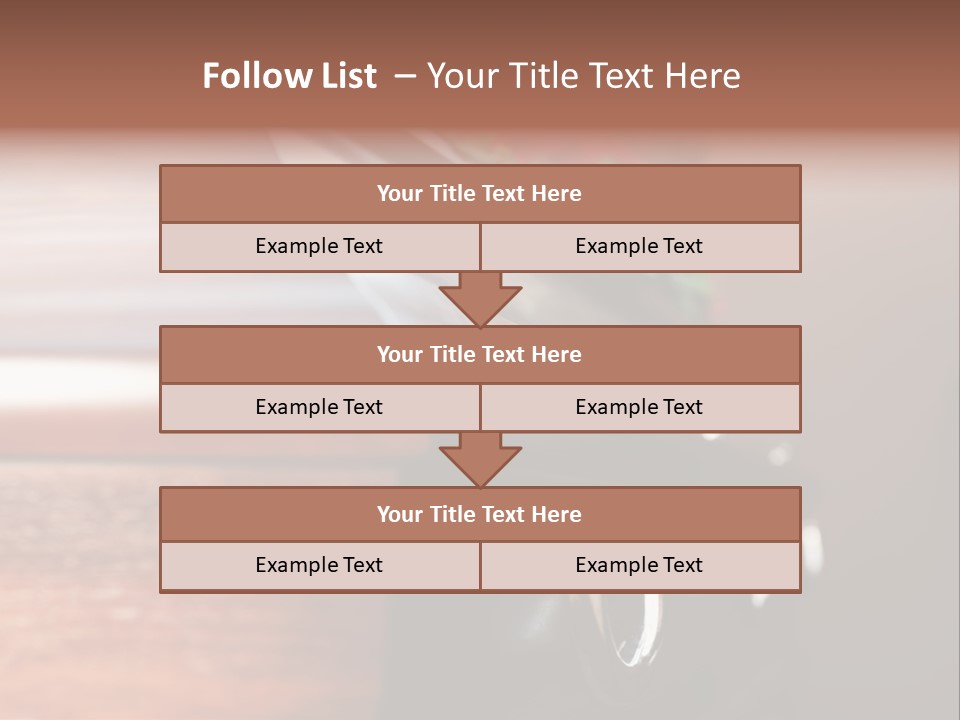Graveyard Funeral Flower Arrangement PowerPoint Template