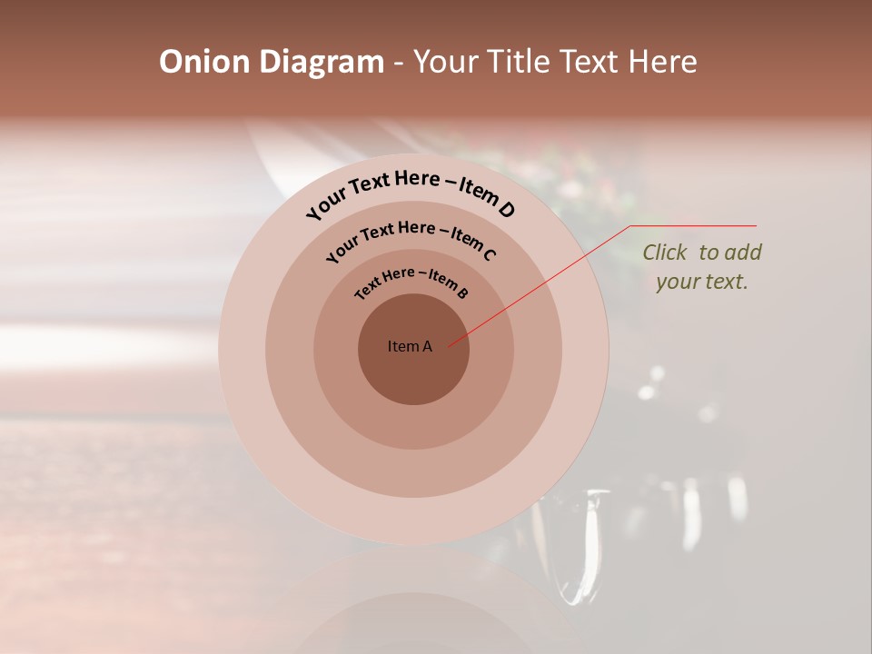 Graveyard Funeral Flower Arrangement PowerPoint Template