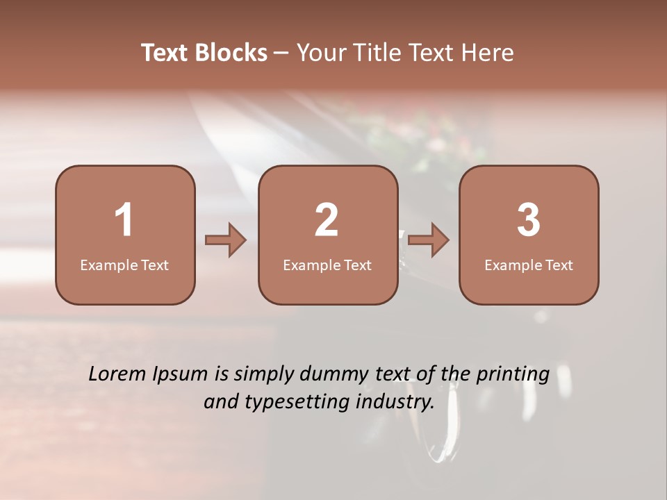 Graveyard Funeral Flower Arrangement PowerPoint Template
