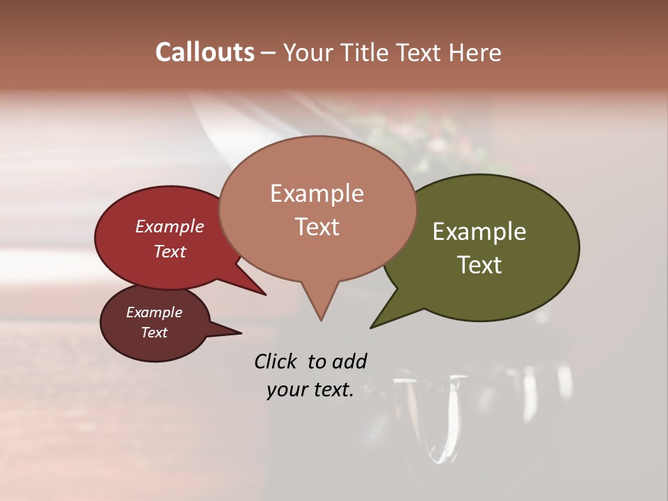 Graveyard Funeral Flower Arrangement PowerPoint Template