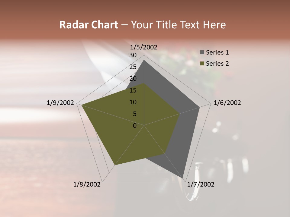 Graveyard Funeral Flower Arrangement PowerPoint Template