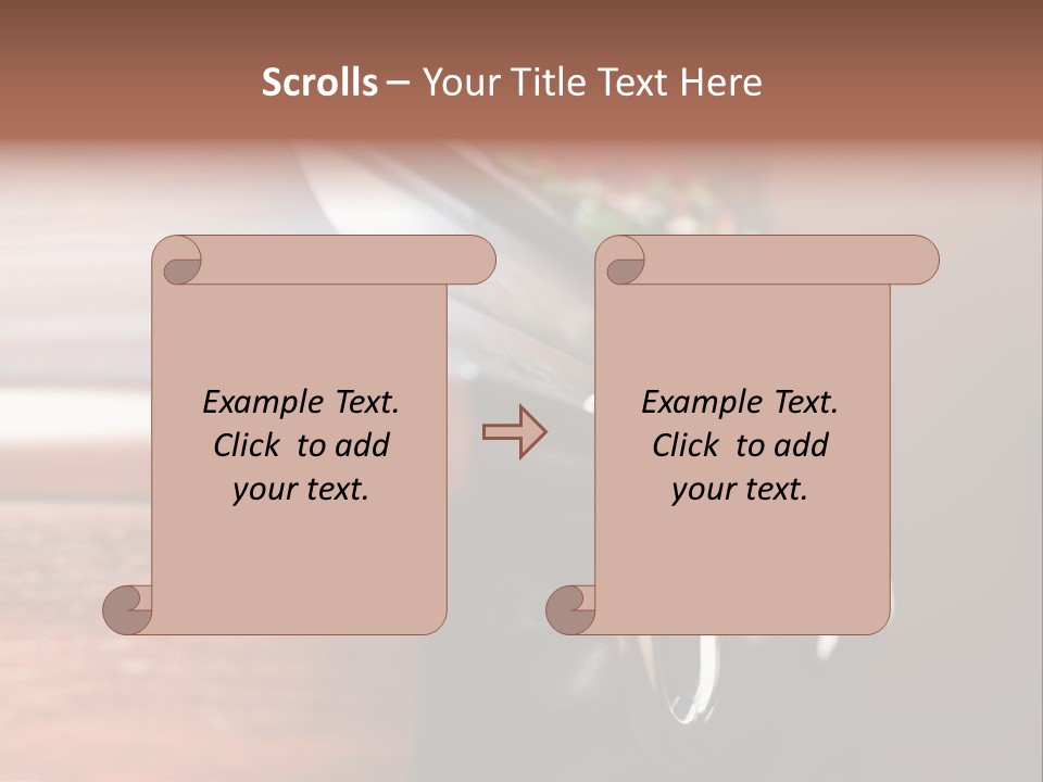 Graveyard Funeral Flower Arrangement PowerPoint Template