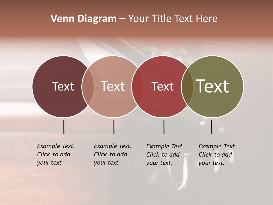 Graveyard Funeral Flower Arrangement PowerPoint Template