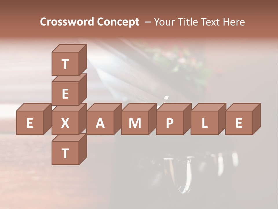 Graveyard Funeral Flower Arrangement PowerPoint Template
