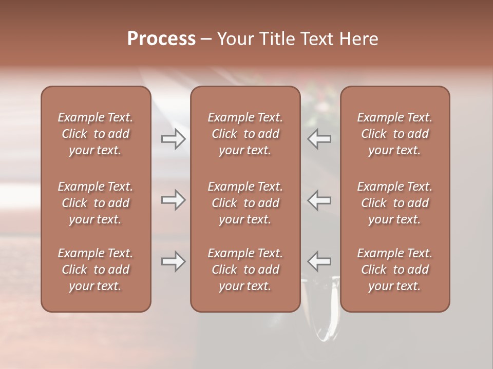 Graveyard Funeral Flower Arrangement PowerPoint Template