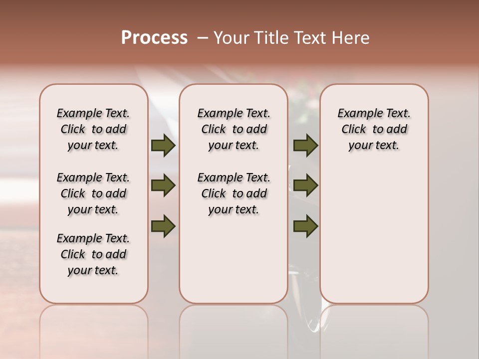 Graveyard Funeral Flower Arrangement PowerPoint Template