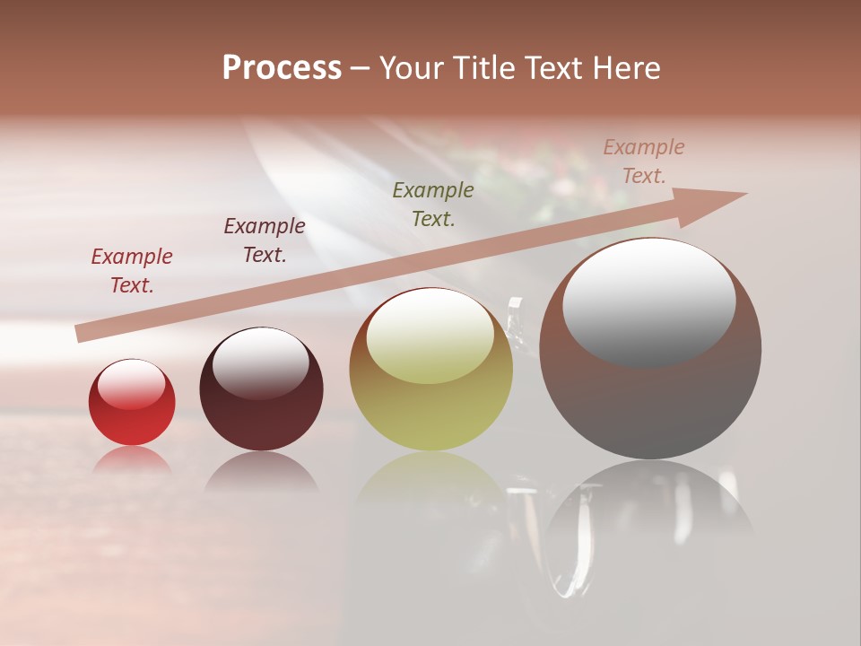 Graveyard Funeral Flower Arrangement PowerPoint Template