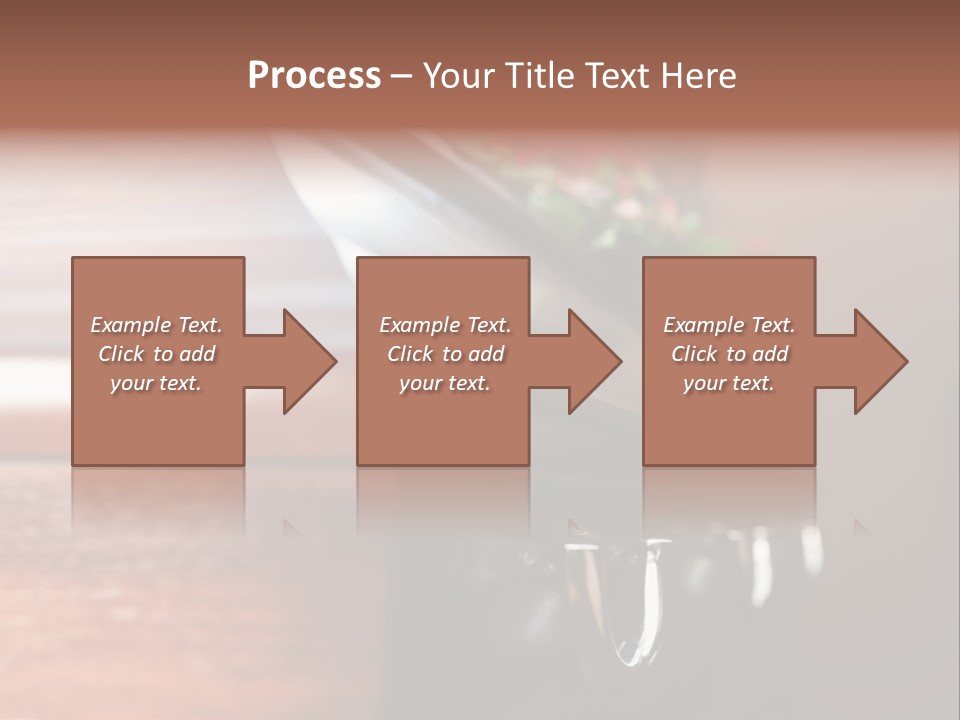 Graveyard Funeral Flower Arrangement PowerPoint Template