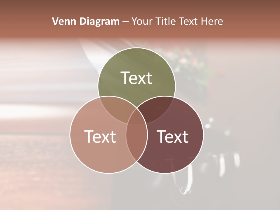 Graveyard Funeral Flower Arrangement PowerPoint Template