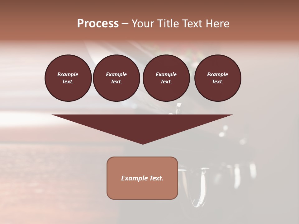 Graveyard Funeral Flower Arrangement PowerPoint Template