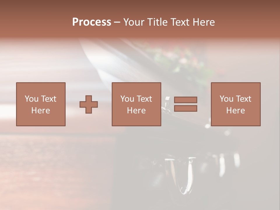 Graveyard Funeral Flower Arrangement PowerPoint Template
