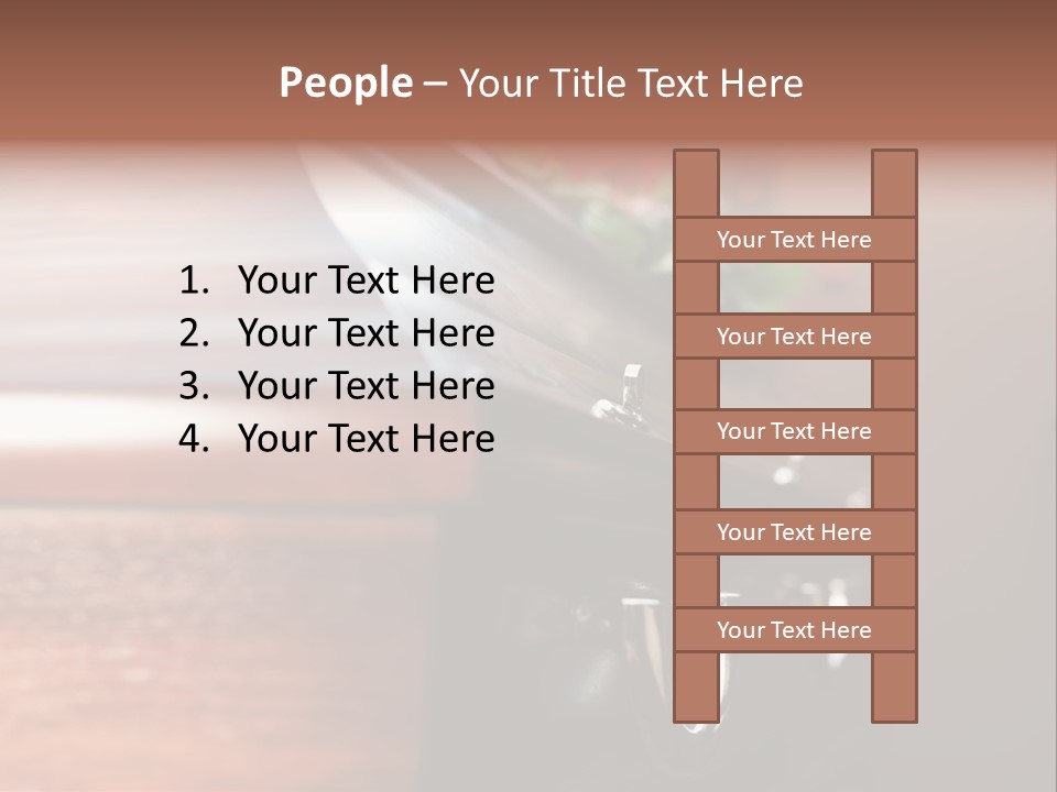 Graveyard Funeral Flower Arrangement PowerPoint Template