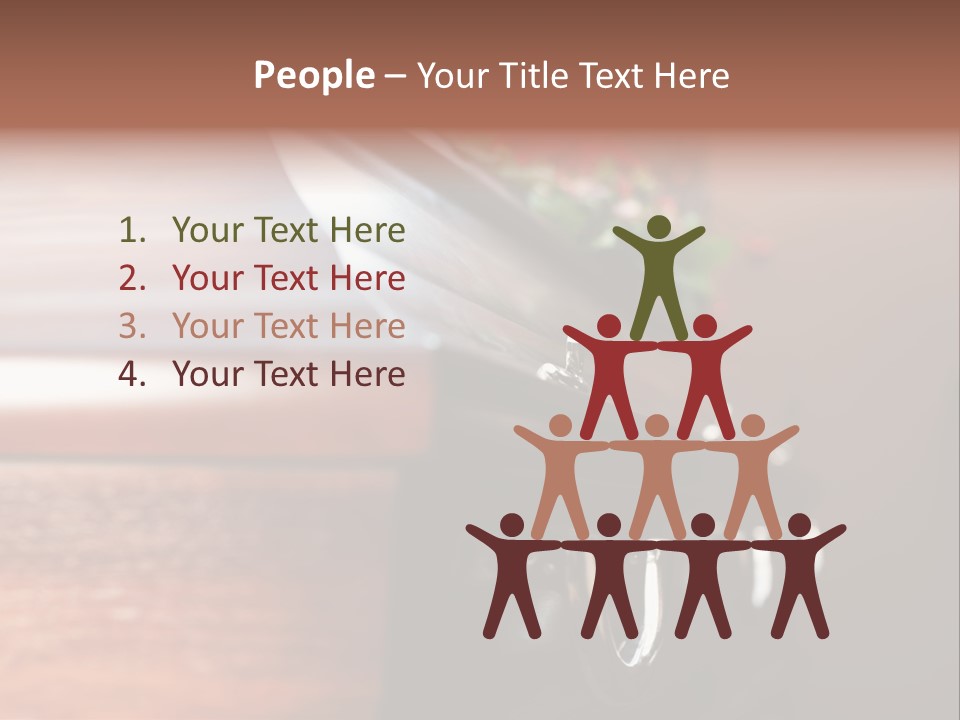 Graveyard Funeral Flower Arrangement PowerPoint Template