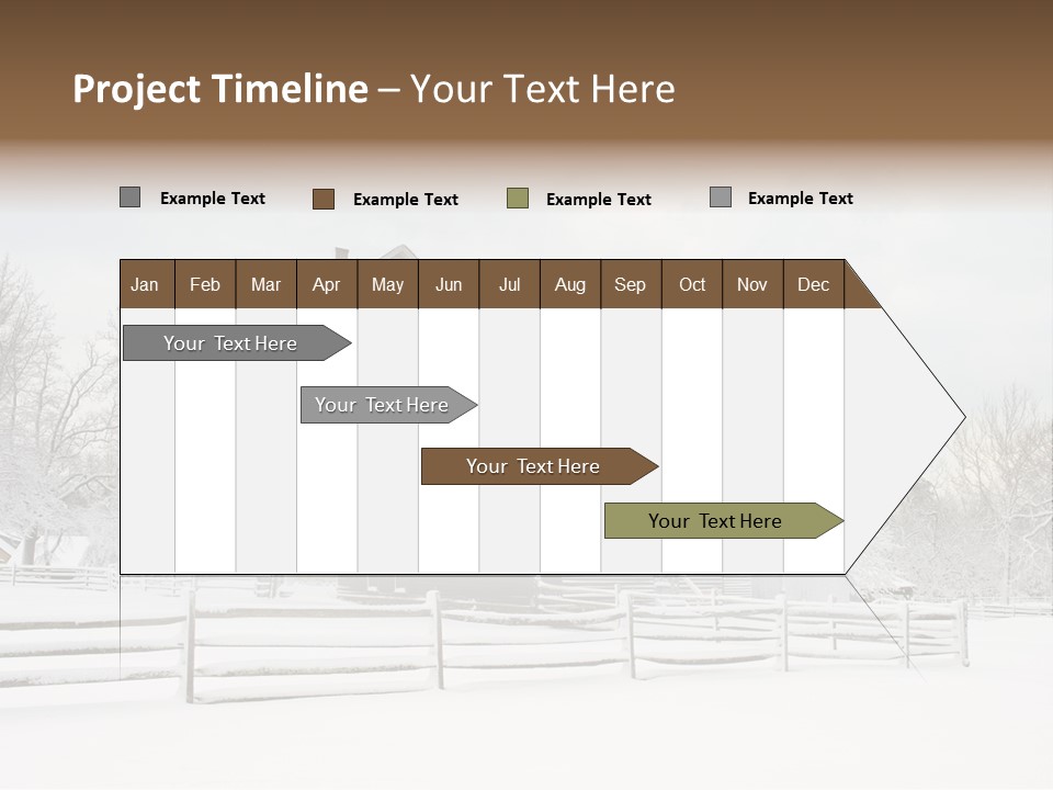 Batsto Village White Countryside PowerPoint Template
