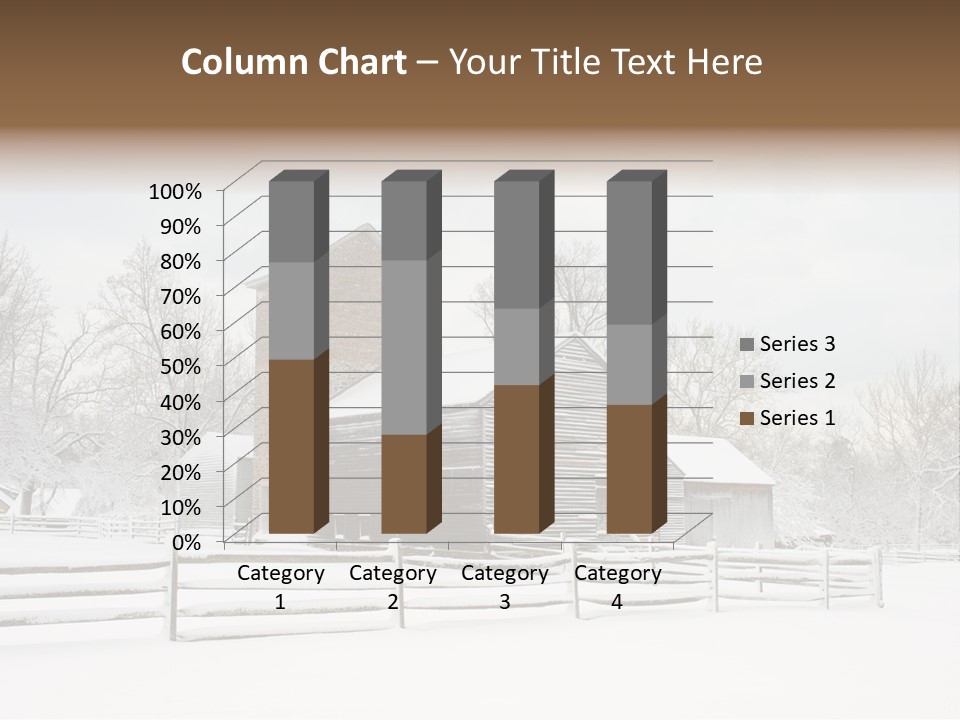 Batsto Village White Countryside PowerPoint Template