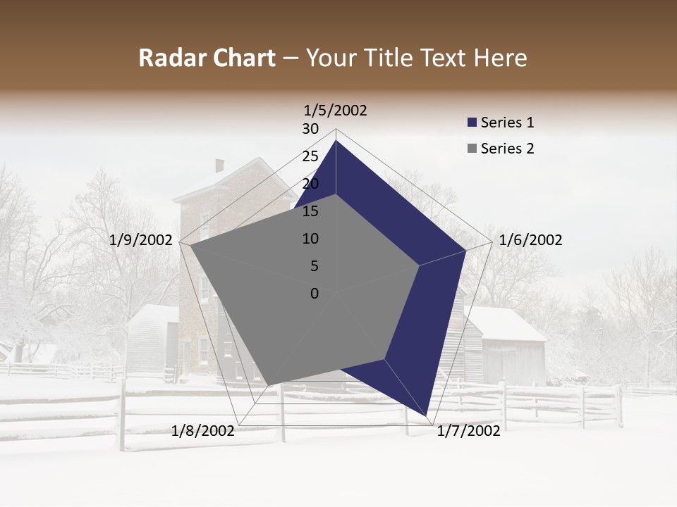 Batsto Village White Countryside PowerPoint Template