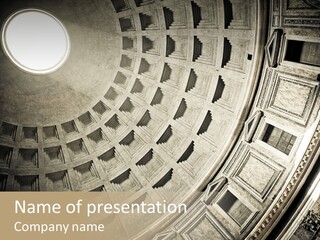 Empire Dome Column PowerPoint Template