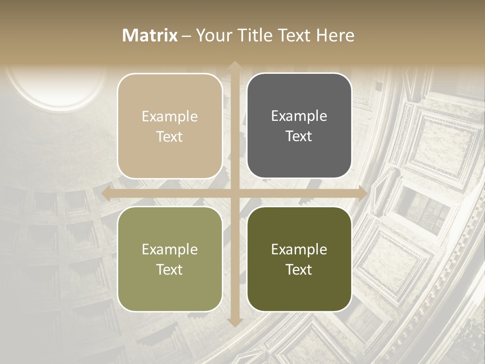 Empire Dome Column PowerPoint Template