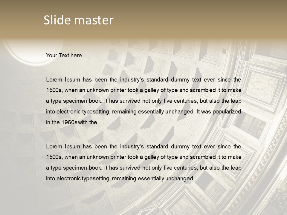 Empire Dome Column PowerPoint Template