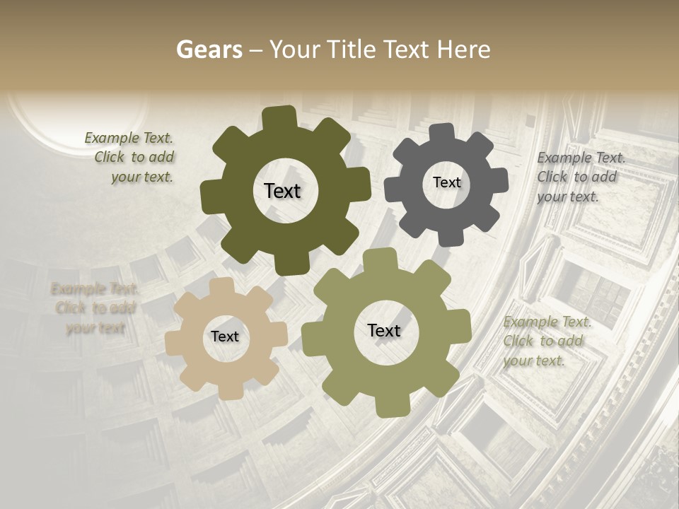 Empire Dome Column PowerPoint Template