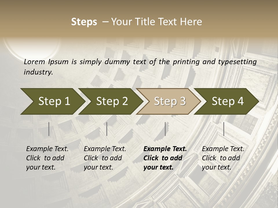 Empire Dome Column PowerPoint Template