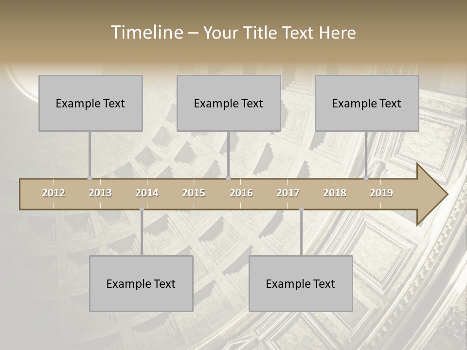 Empire Dome Column PowerPoint Template