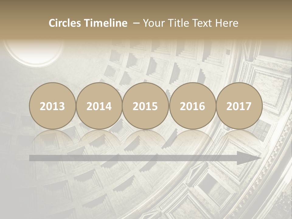 Empire Dome Column PowerPoint Template