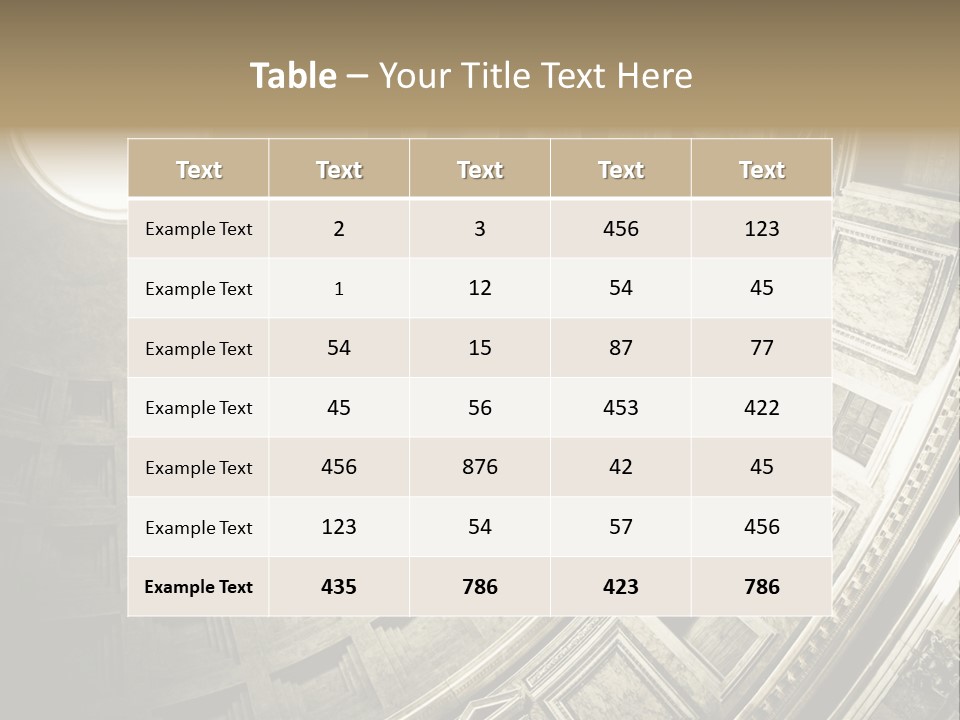 Empire Dome Column PowerPoint Template