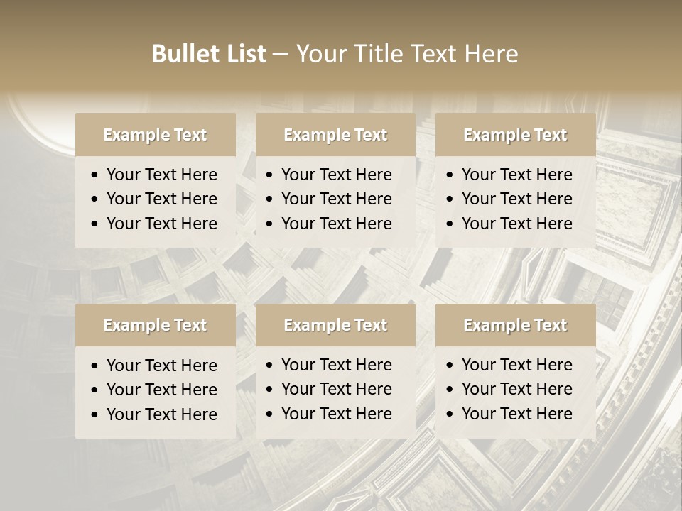 Empire Dome Column PowerPoint Template