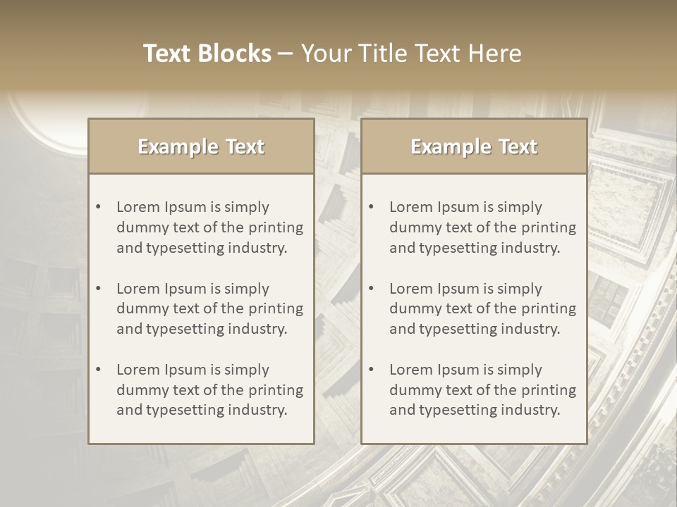 Empire Dome Column PowerPoint Template